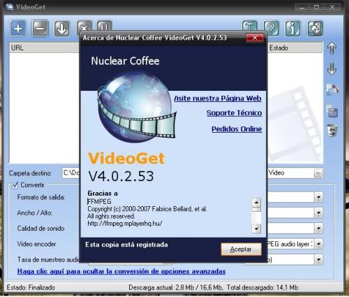 VideoGet 3.0.2.48 - Download 3.0.2.48